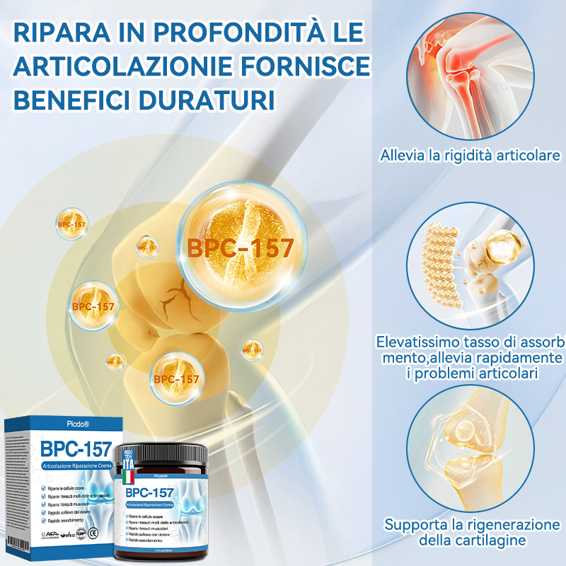 Picdo® BPC-157 Crema per la Guarigione delle Articolazioni 💕 Tratta efficacemente l’artrite, la neuropatia, il reumatismo, gli infortuni sportivi e molto altro 👩‍⚕️🏆