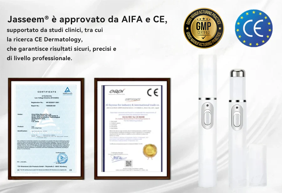 𝐉𝐚𝐬𝐬𝐞𝐞𝐦® Penna Laser Medica 🎉 (Tecnologia Laser al Carbonio – Efficace nel Rimuovere Nei, Verruche, Escrescenze Cutanee, Macchie di Pigmentazione e Altri Difetti della Pelle) 🔥