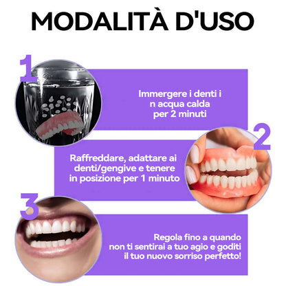 𝐉𝐚𝐬𝐬𝐞𝐞𝐦® Ultimi Dentiere Premium Comfort🎁 (Dentiere di Alta Qualità, Comode da Indossare - Sconto del 70% per un Periodo Limitato)