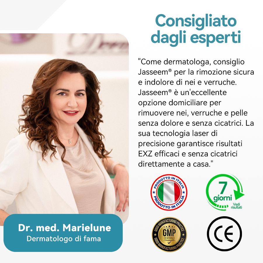 𝐉𝐚𝐬𝐬𝐞𝐞𝐦® Penna Laser Medica 🎉 (Tecnologia Laser al Carbonio – Efficace nel Rimuovere Nei, Verruche, Escrescenze Cutanee, Macchie di Pigmentazione e Altri Difetti della Pelle) 🔥